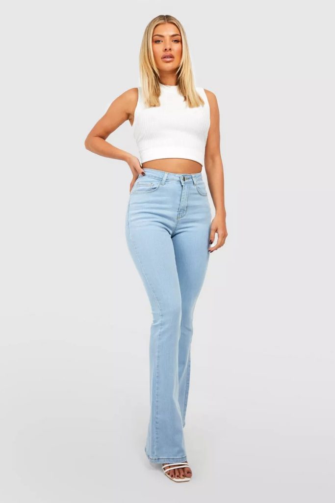 Light wash flare jeans, in the realm of denim, light wash flare jeans stand out as a fashionably versatile piece that harkens back to the iconic
