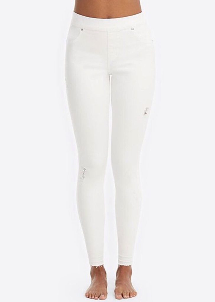 Spanx white jeans are a versatile and timeless wardrobe staple that can be styled in numerous ways to achieve a variety of looks,