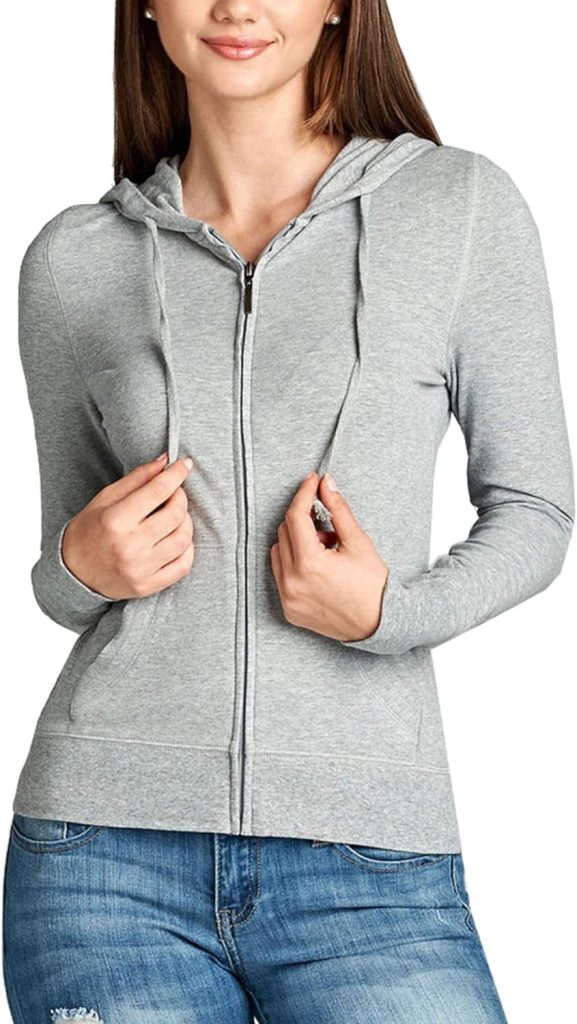 Zip up hoodie women's is a versatile and essential piece in any woman's wardrobe. With its casual yet stylish appeal