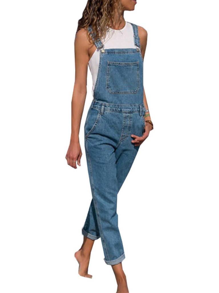 How to style a denim jumpsuit?