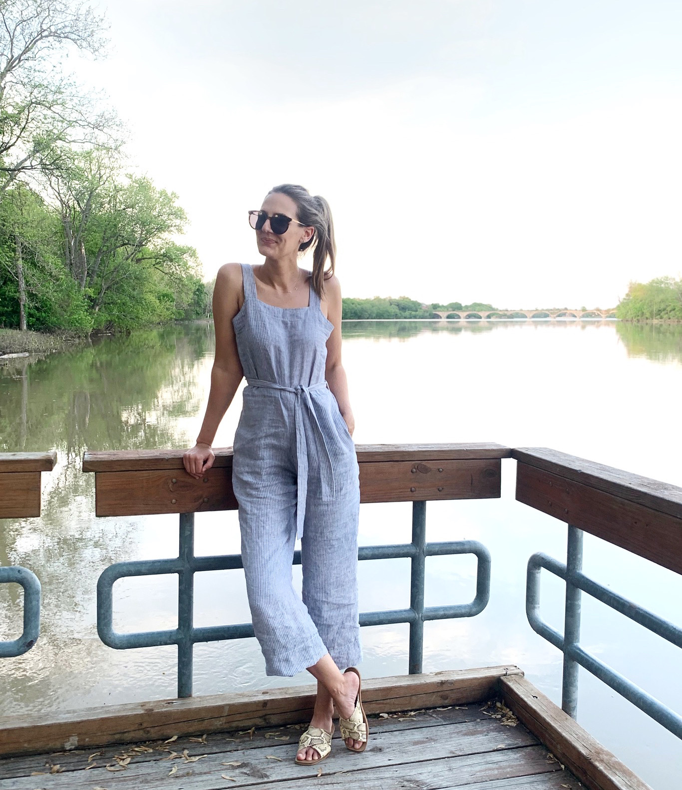 How to style a denim jumpsuit?