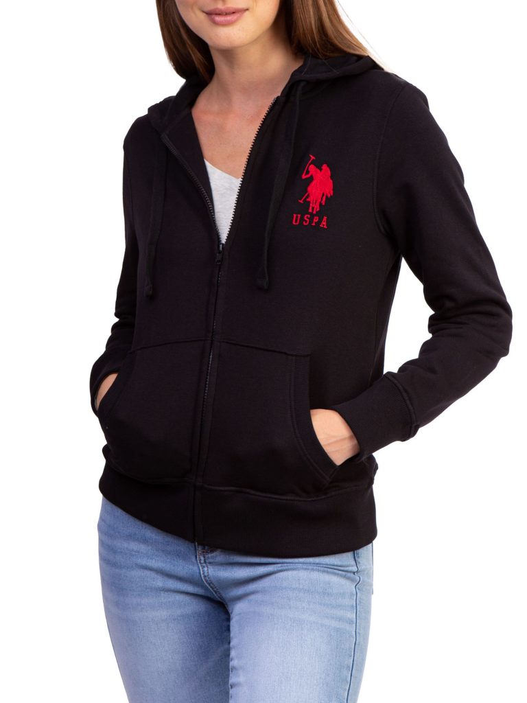 Women's polo hoodie