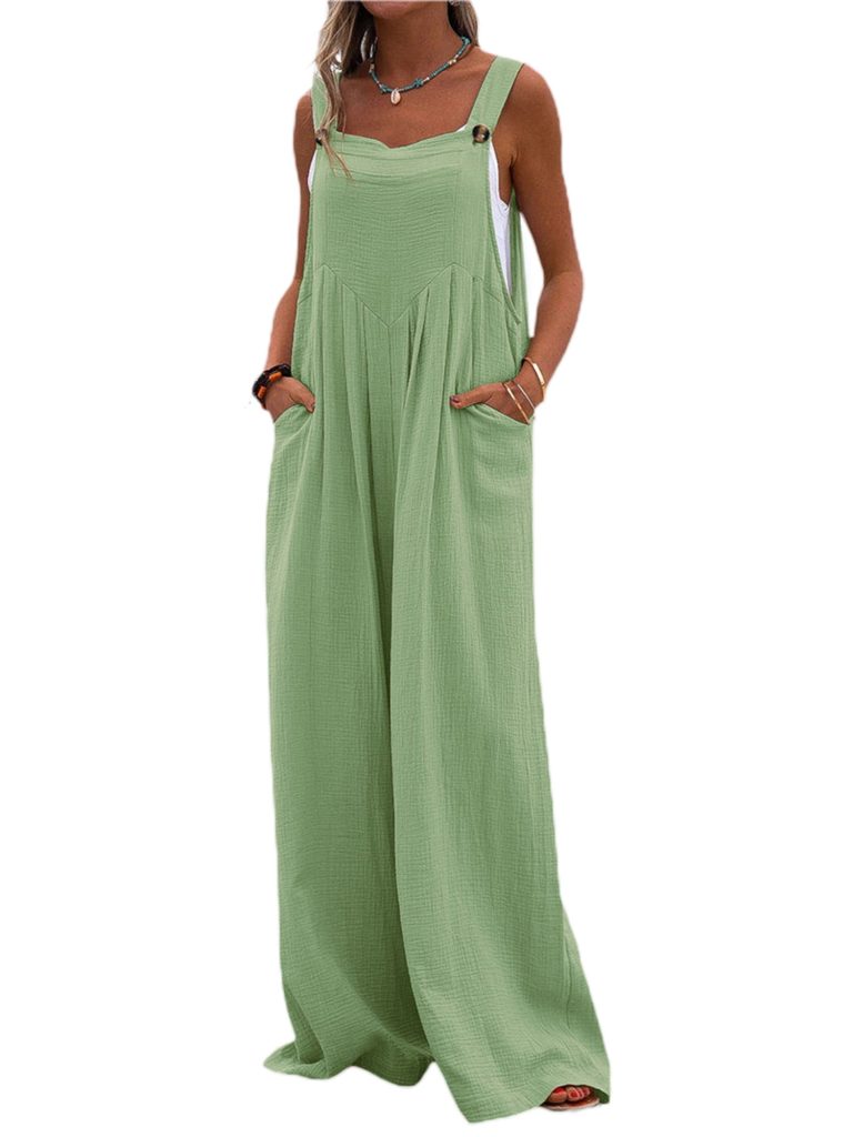 What shoes to wear with wide leg jumpsuit？