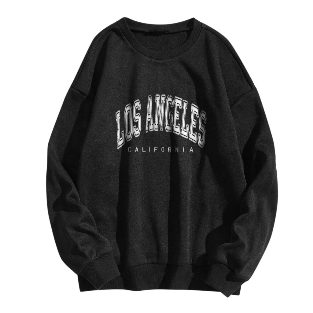 women's black sweatshirt