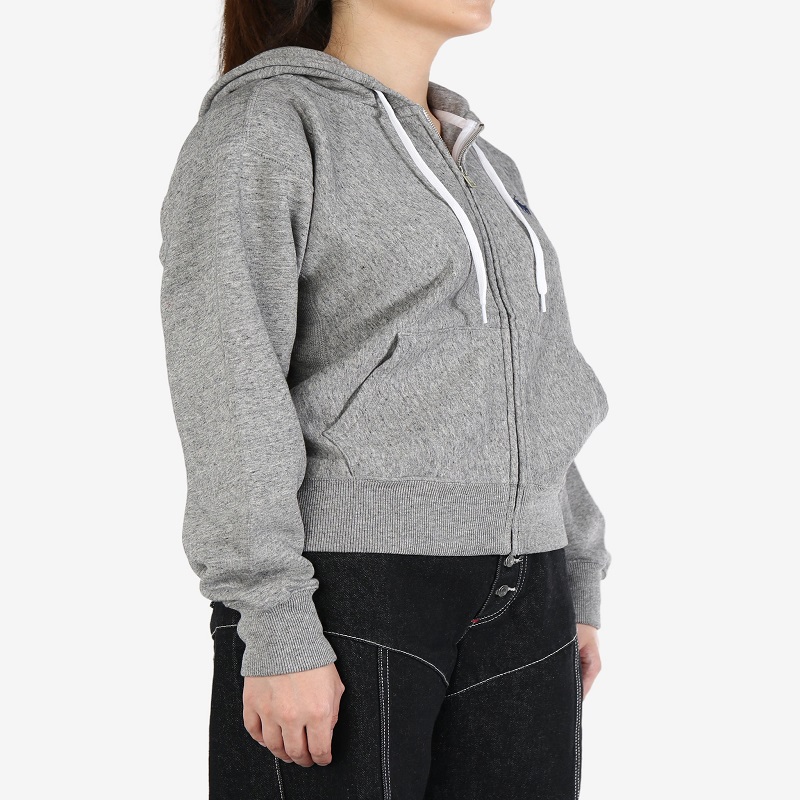 grey polo hoodie