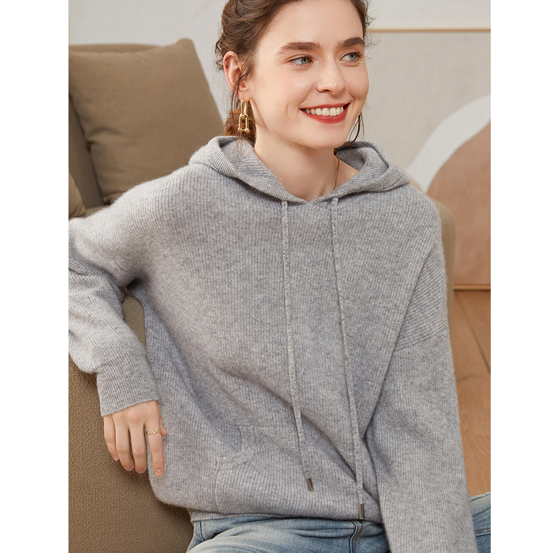 What are the fashionable styles of cashmere hoodie women?