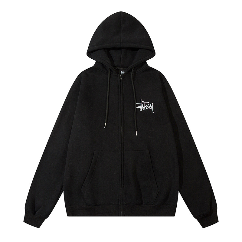 black stussy hoodie