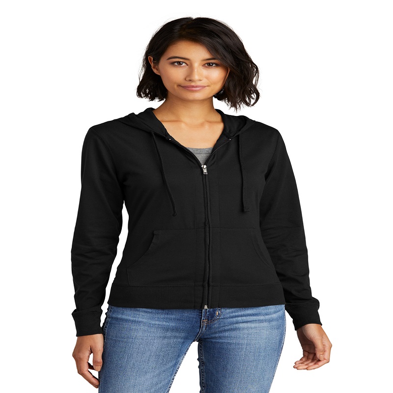 Matching tips for women zip up hoodie