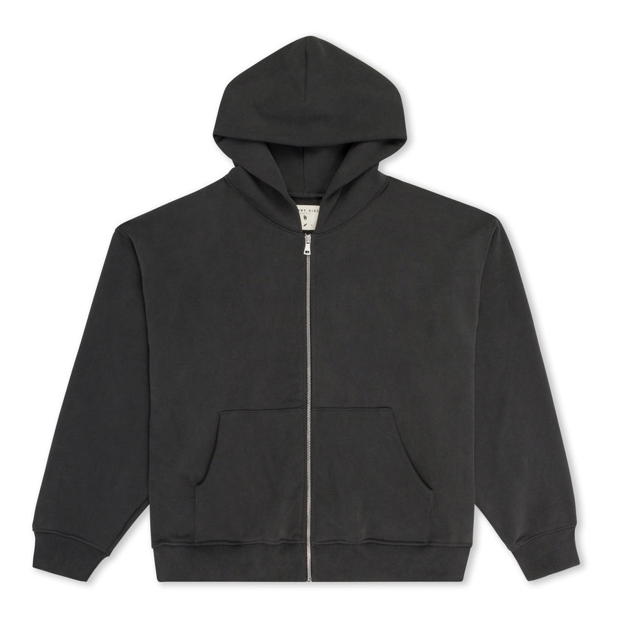 Crop zip up hoodie