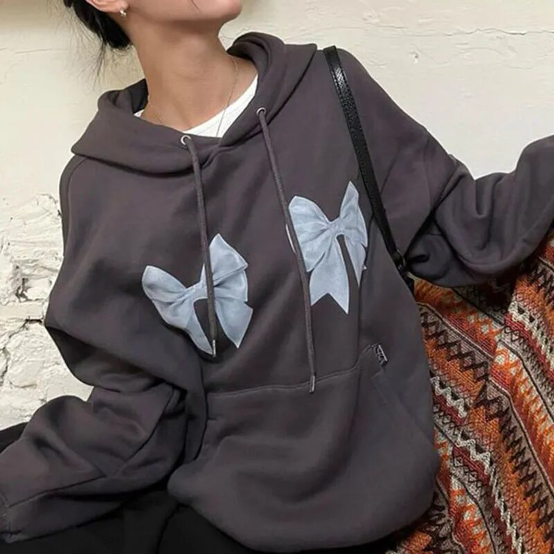 bow hoodie