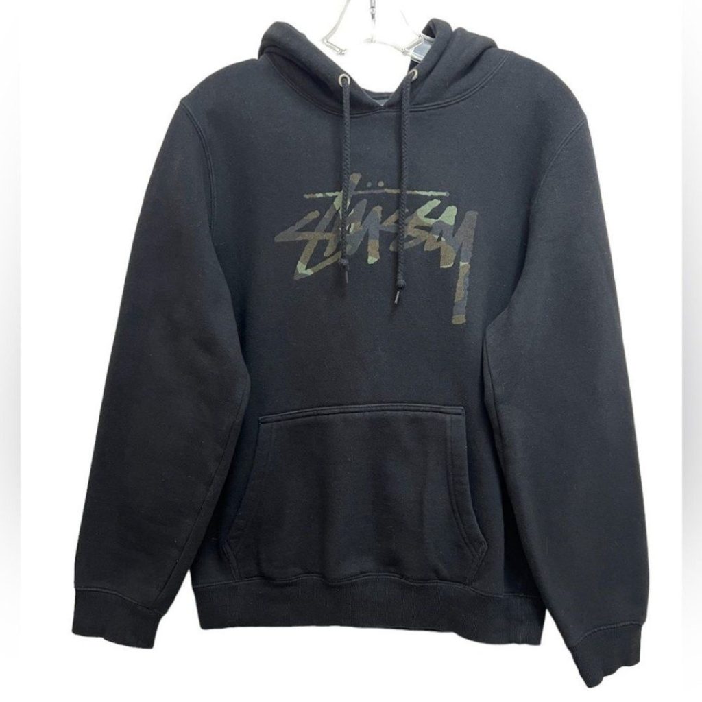 black stussy hoodie