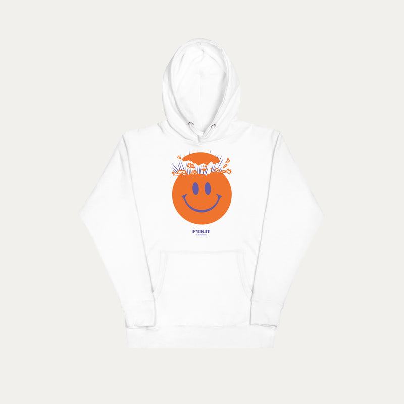 Orange graphic hoodie