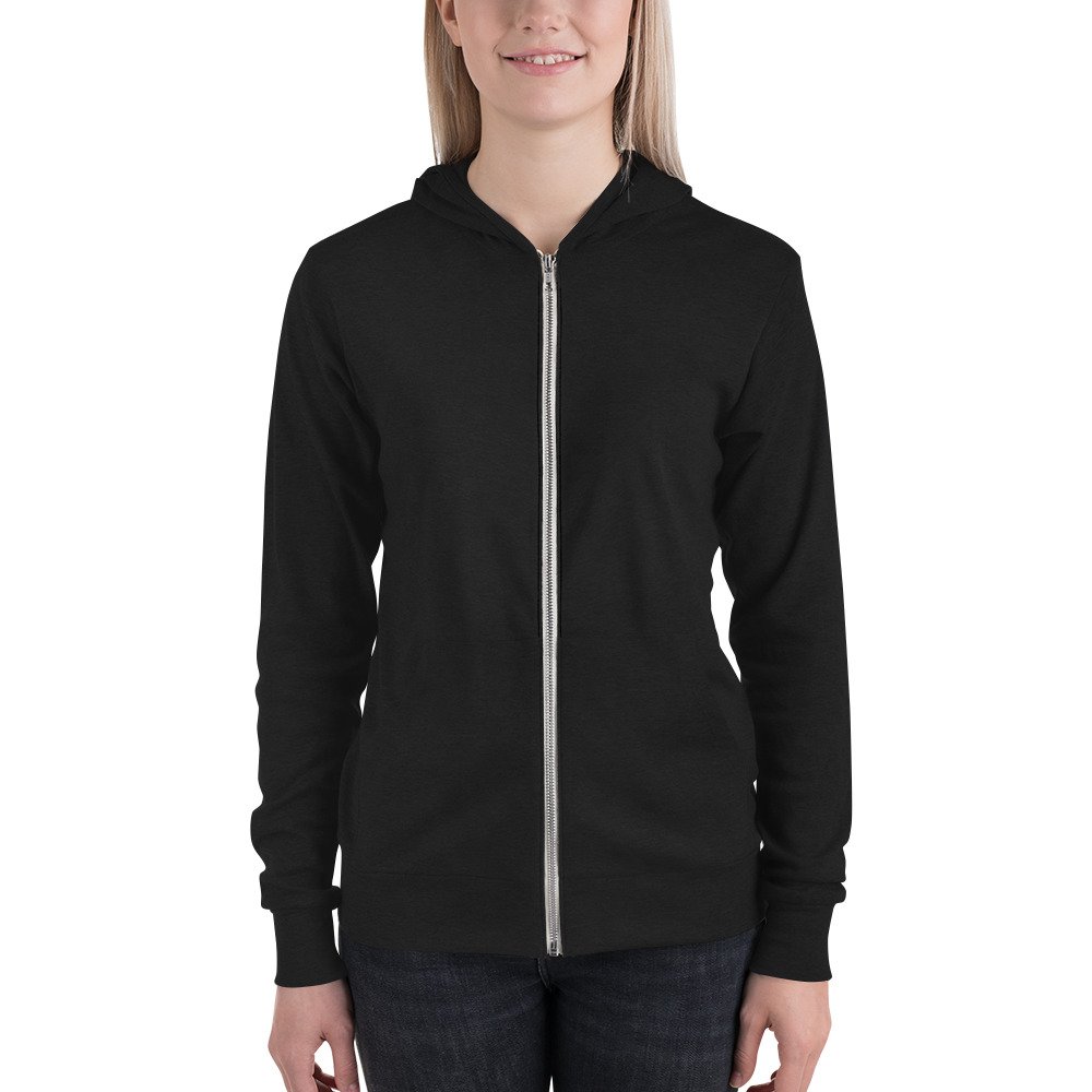 lightweight zip up hoodie