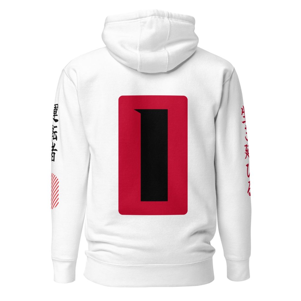 White designer hoodie