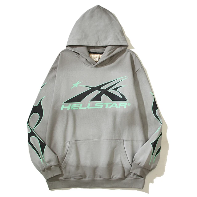 Grey hellstar hoodie