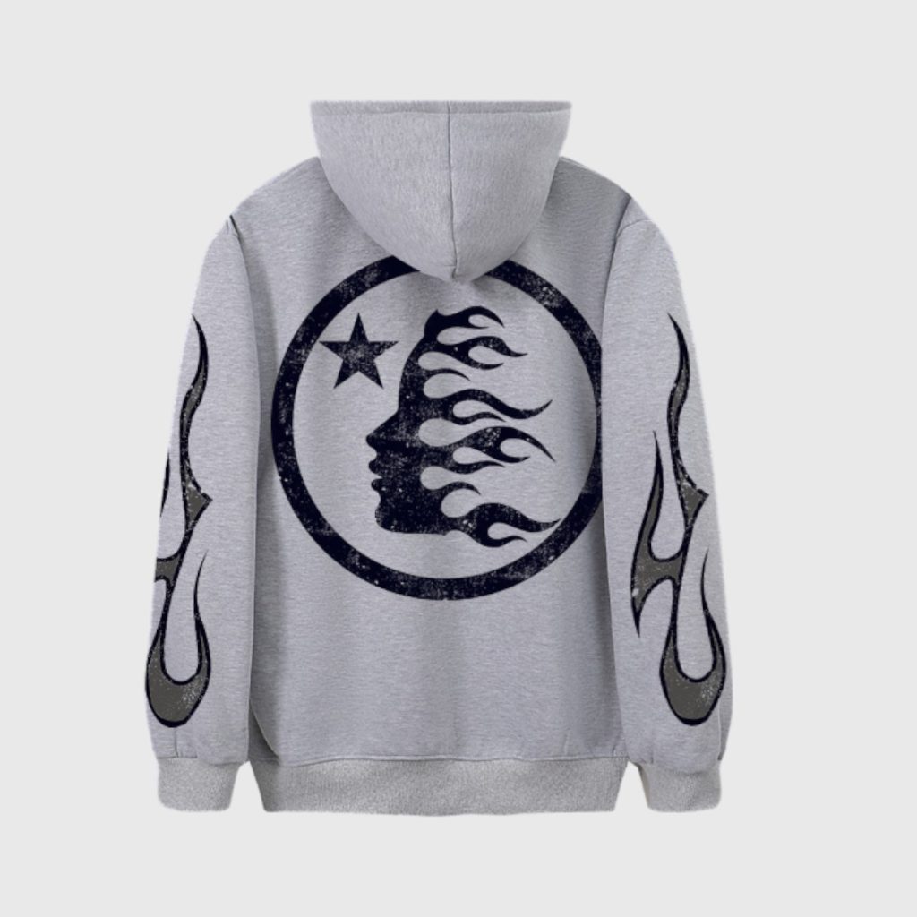 Grey hellstar hoodie