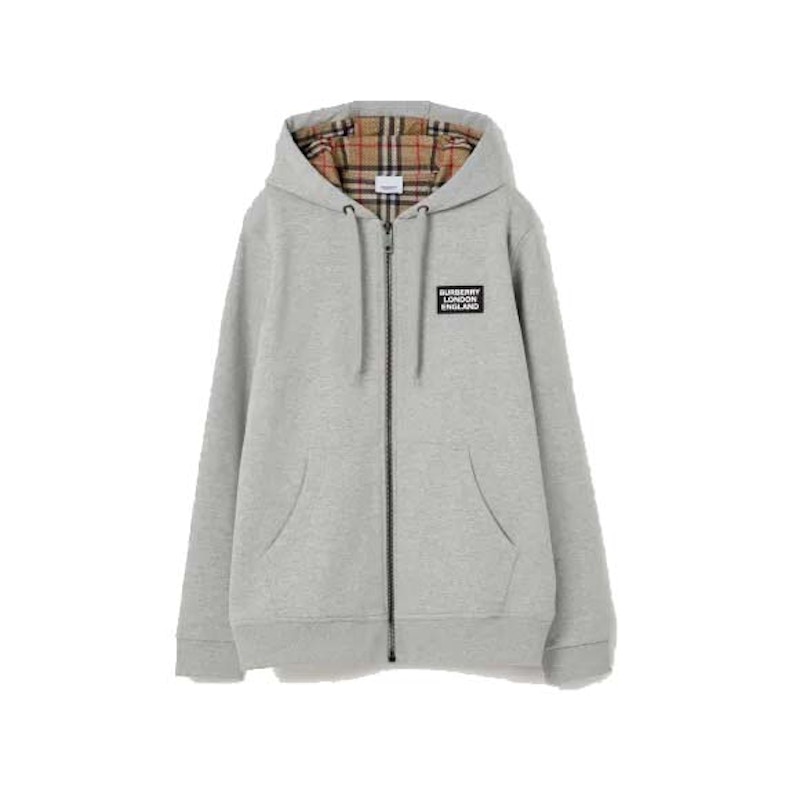 Burberry zip up hoodie