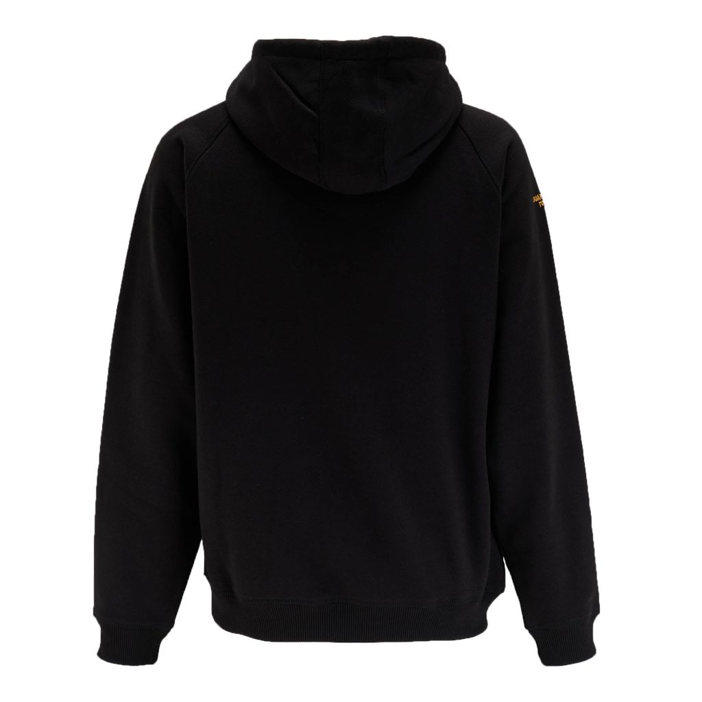 Black hoodie back