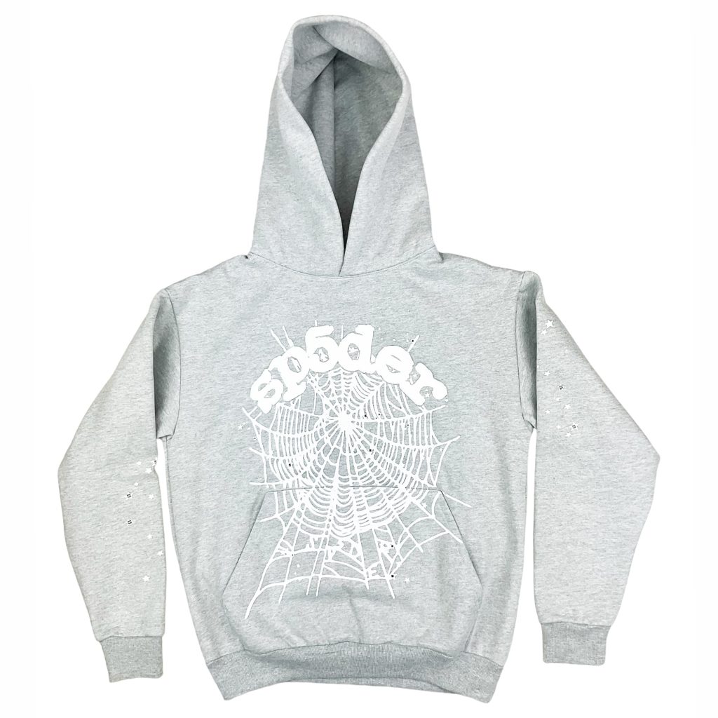 White sp5der hoodie