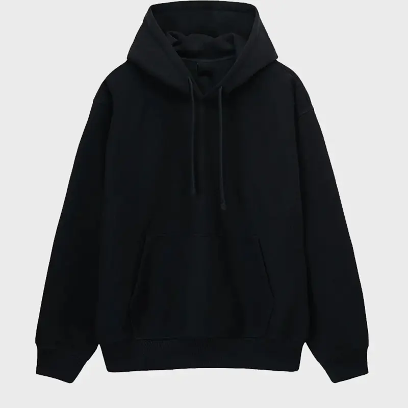 Black hoodie back