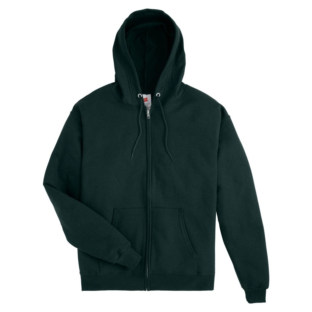 hanes zip up hoodie