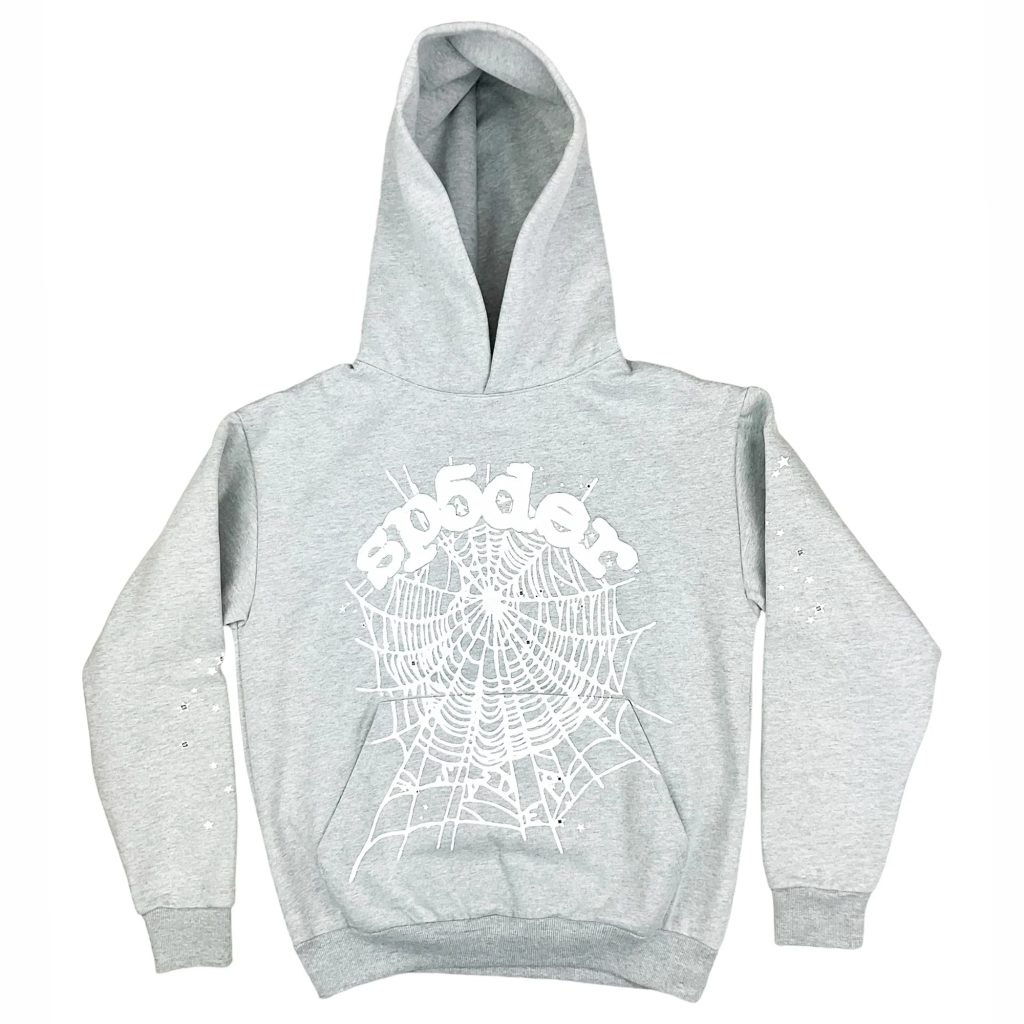 Spider hoodie grey