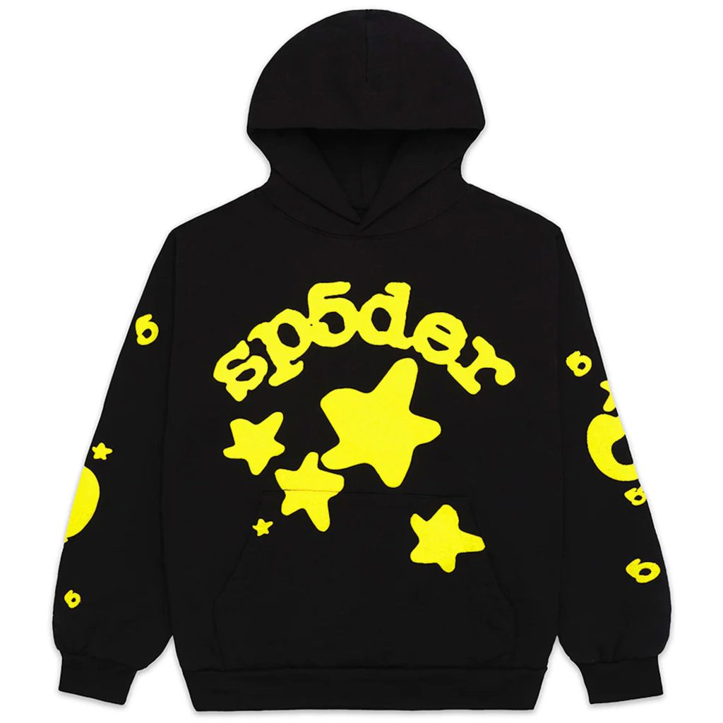 sp5der black hoodie