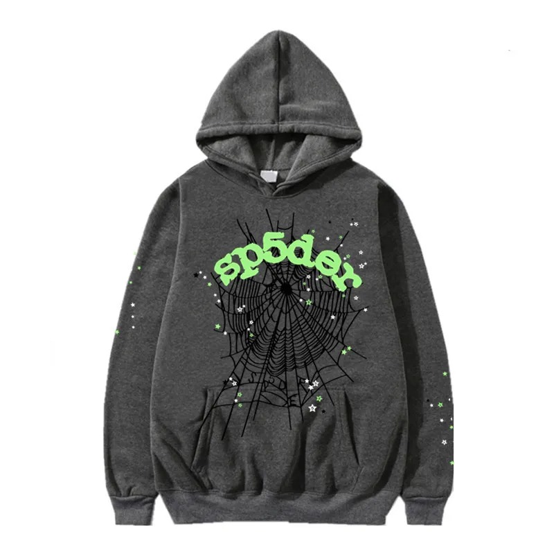 Spider hoodie grey