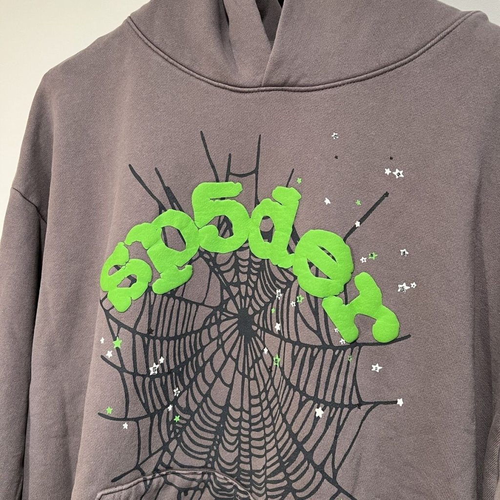 Spider hoodie green