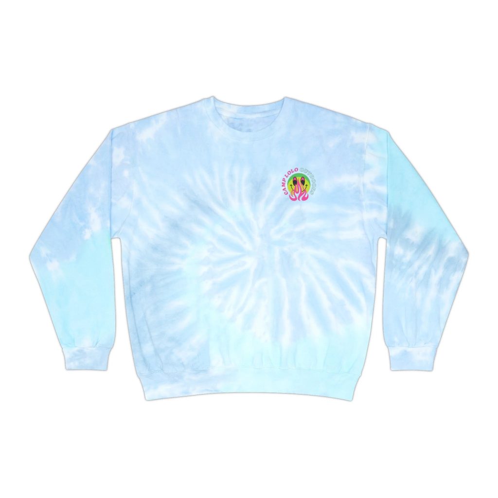 tie dye sweatshirt