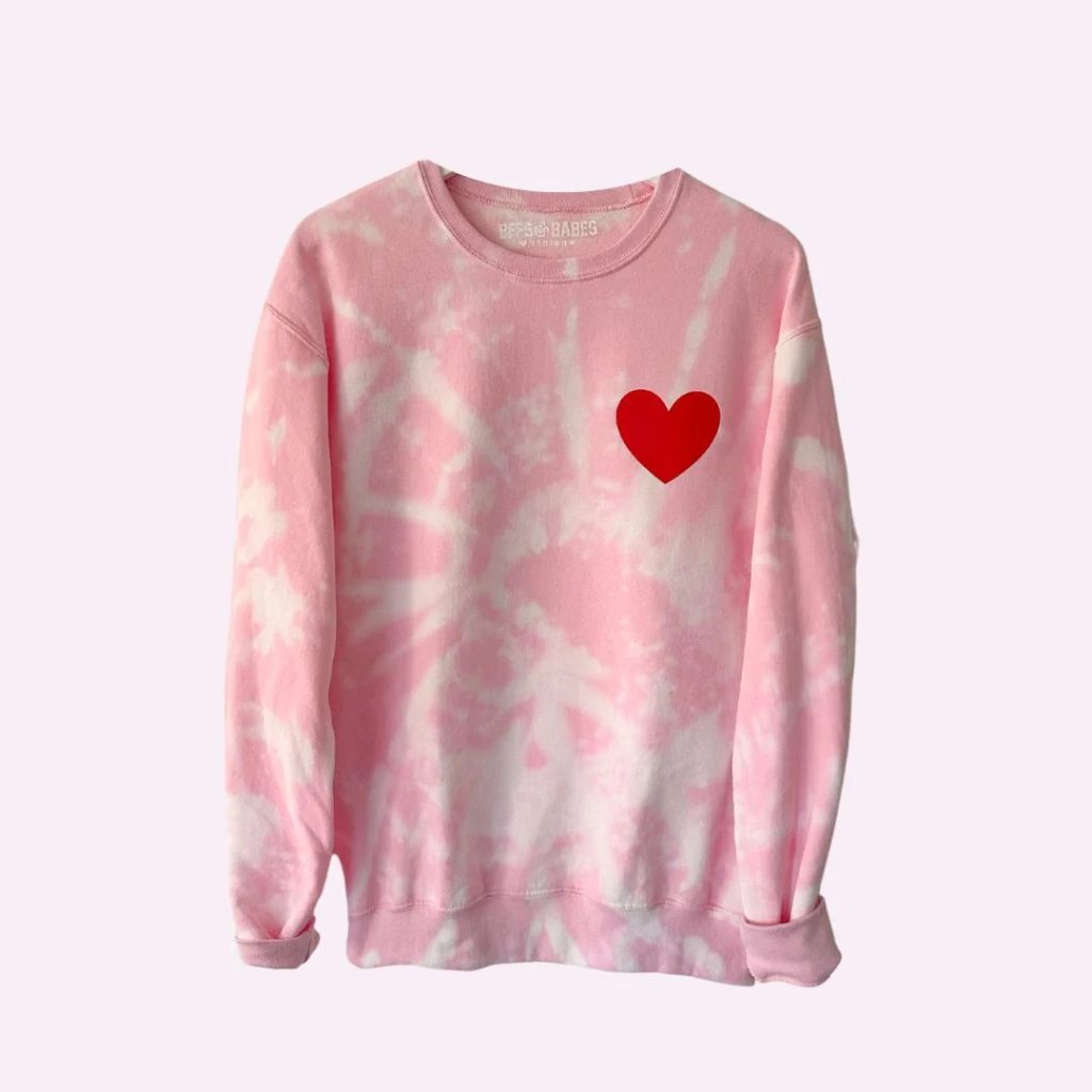 tie dye sweatshirt