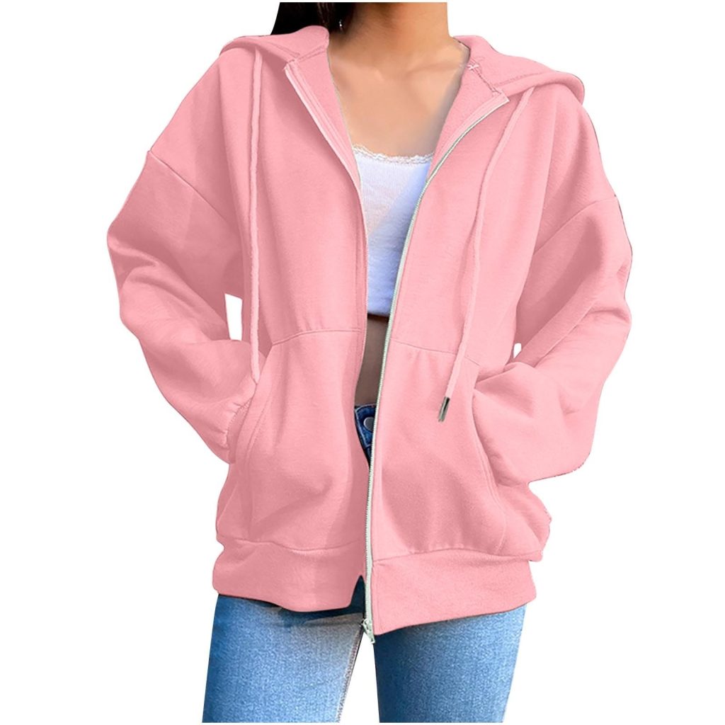 women zip up hoodie