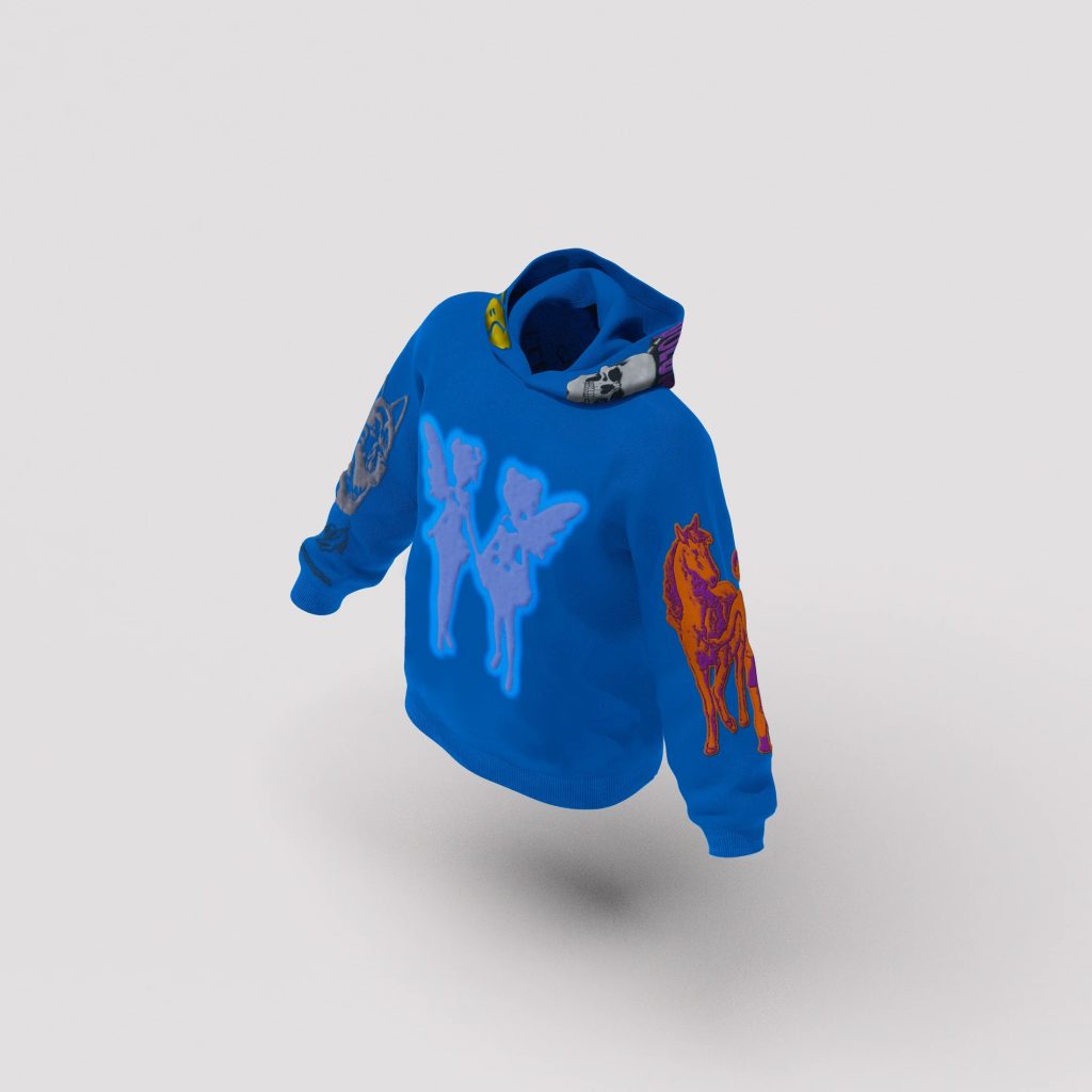 blue drake hoodie