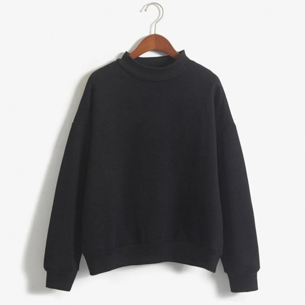 Black Sweatshirt – Everyday Sports Tops for Women