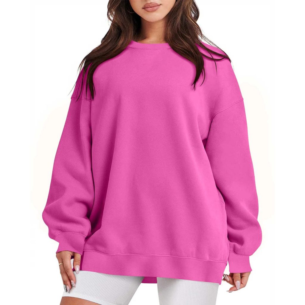 pink sweatshirt