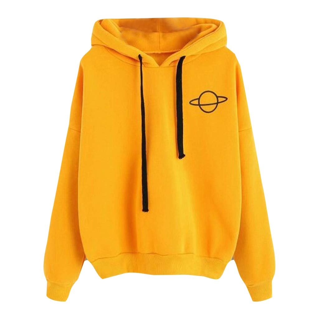 yellow sweatshirt