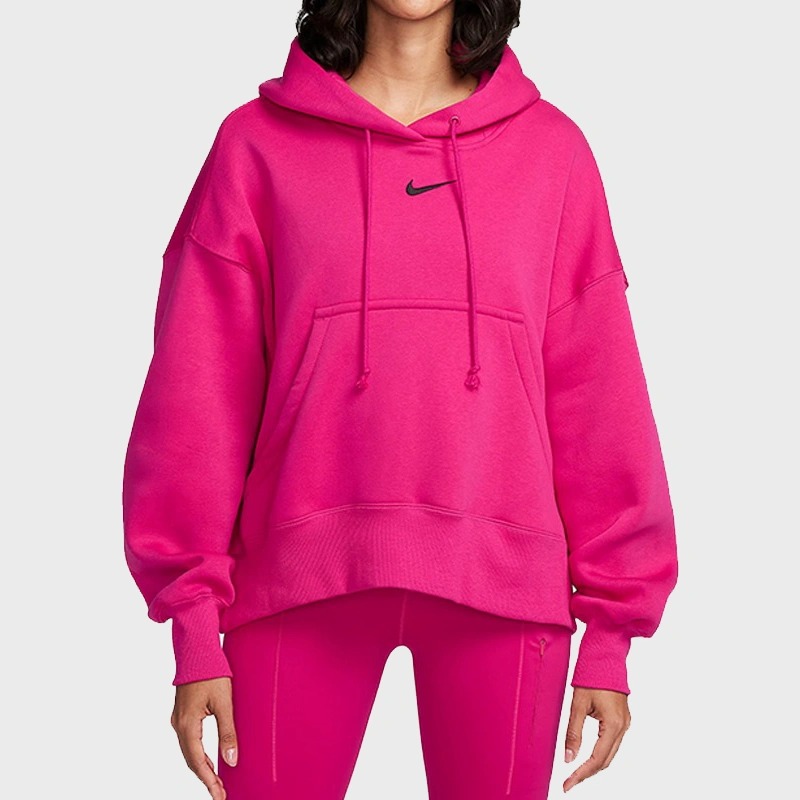 hot pink sweatshirt