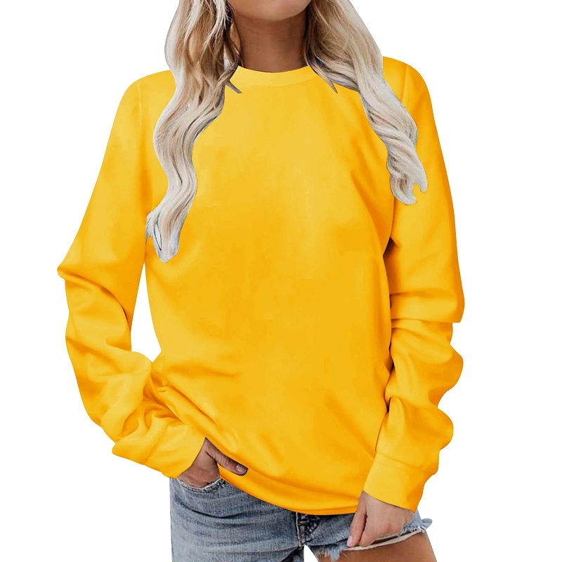 yellow sweatshirt