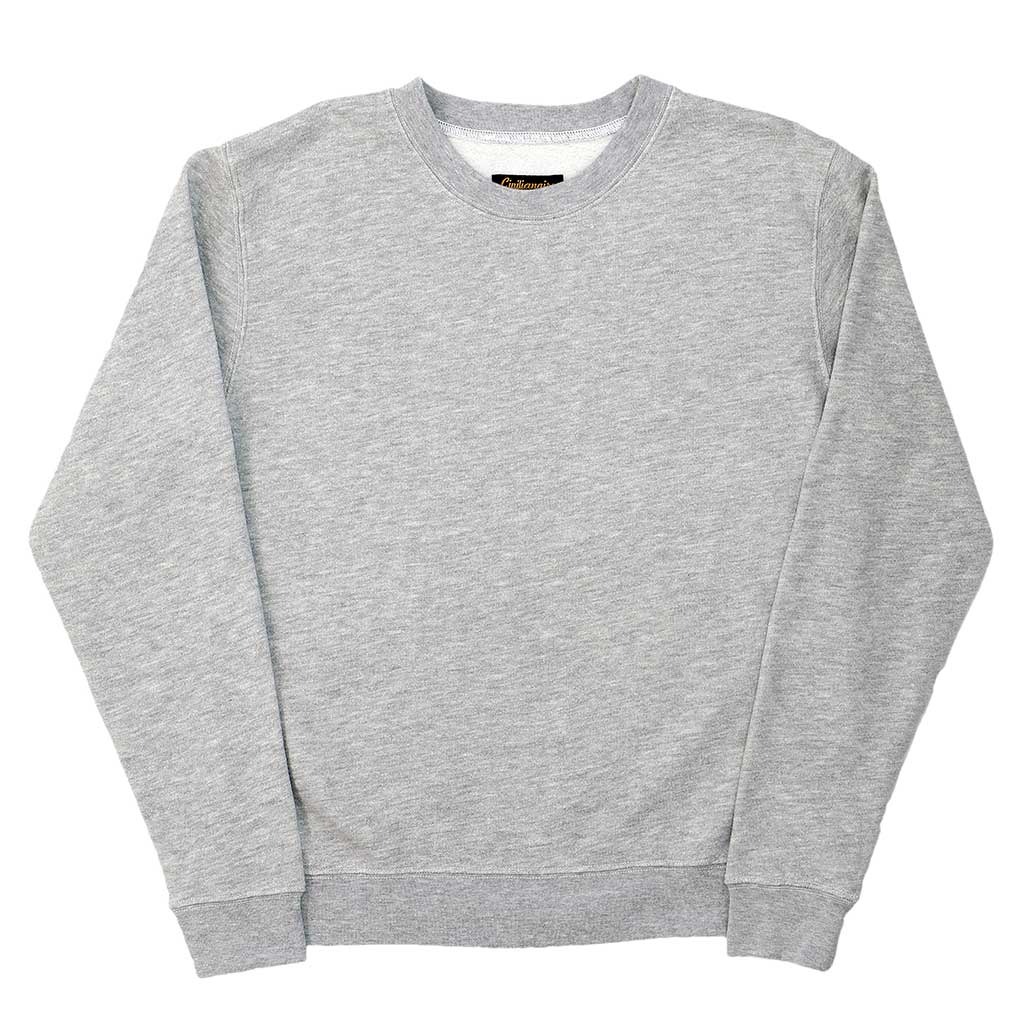 gray sweatshirt