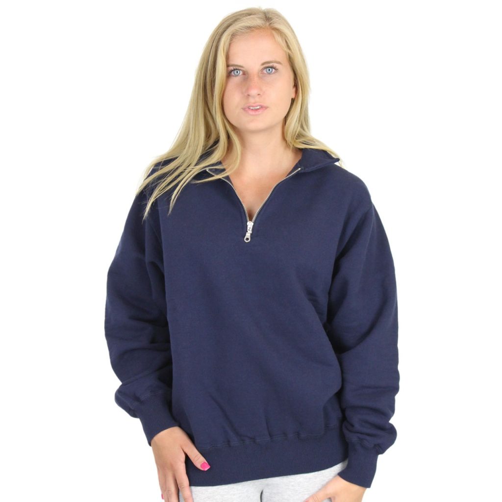 half zip sweatshirt