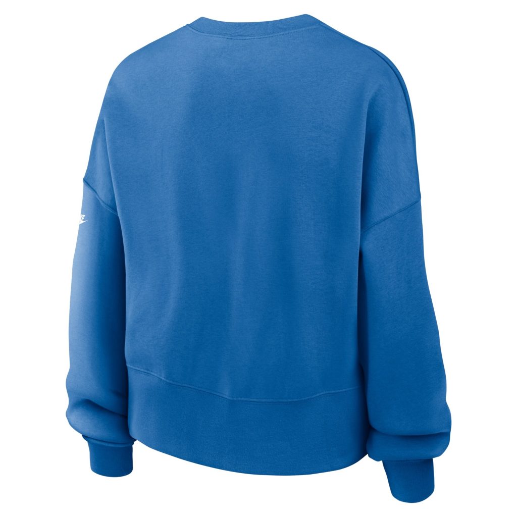 blue sweatshirt