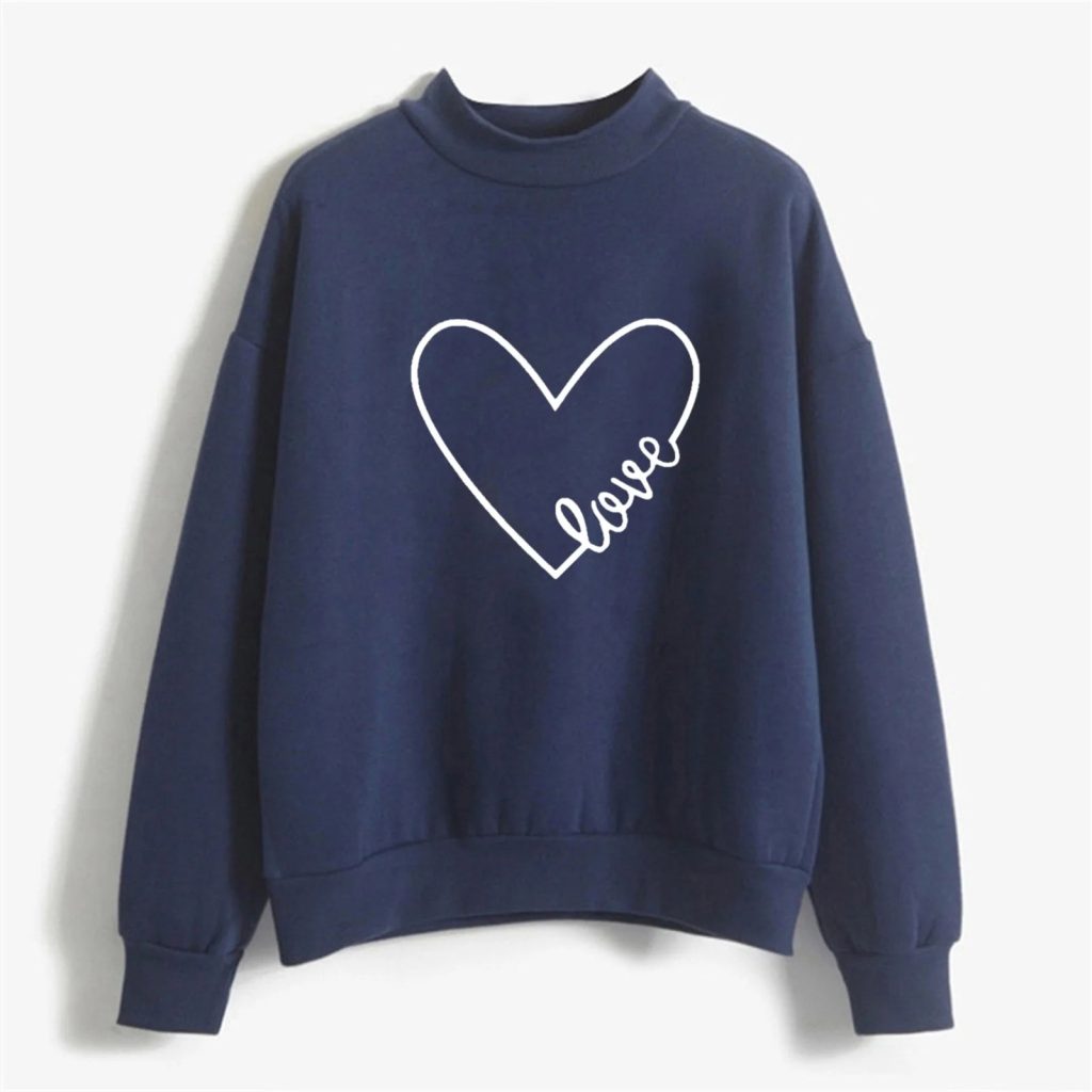 heart sweatshirt