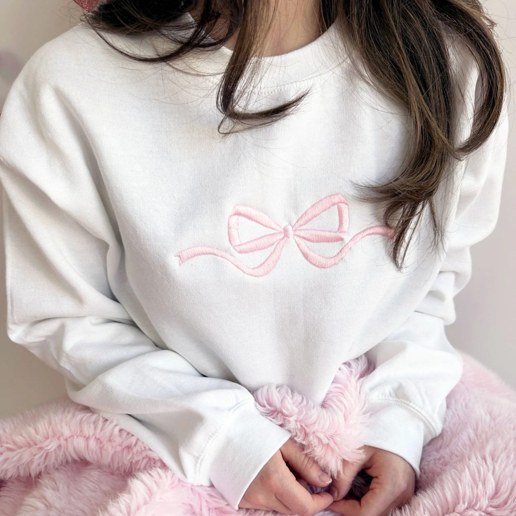 bow hoodie