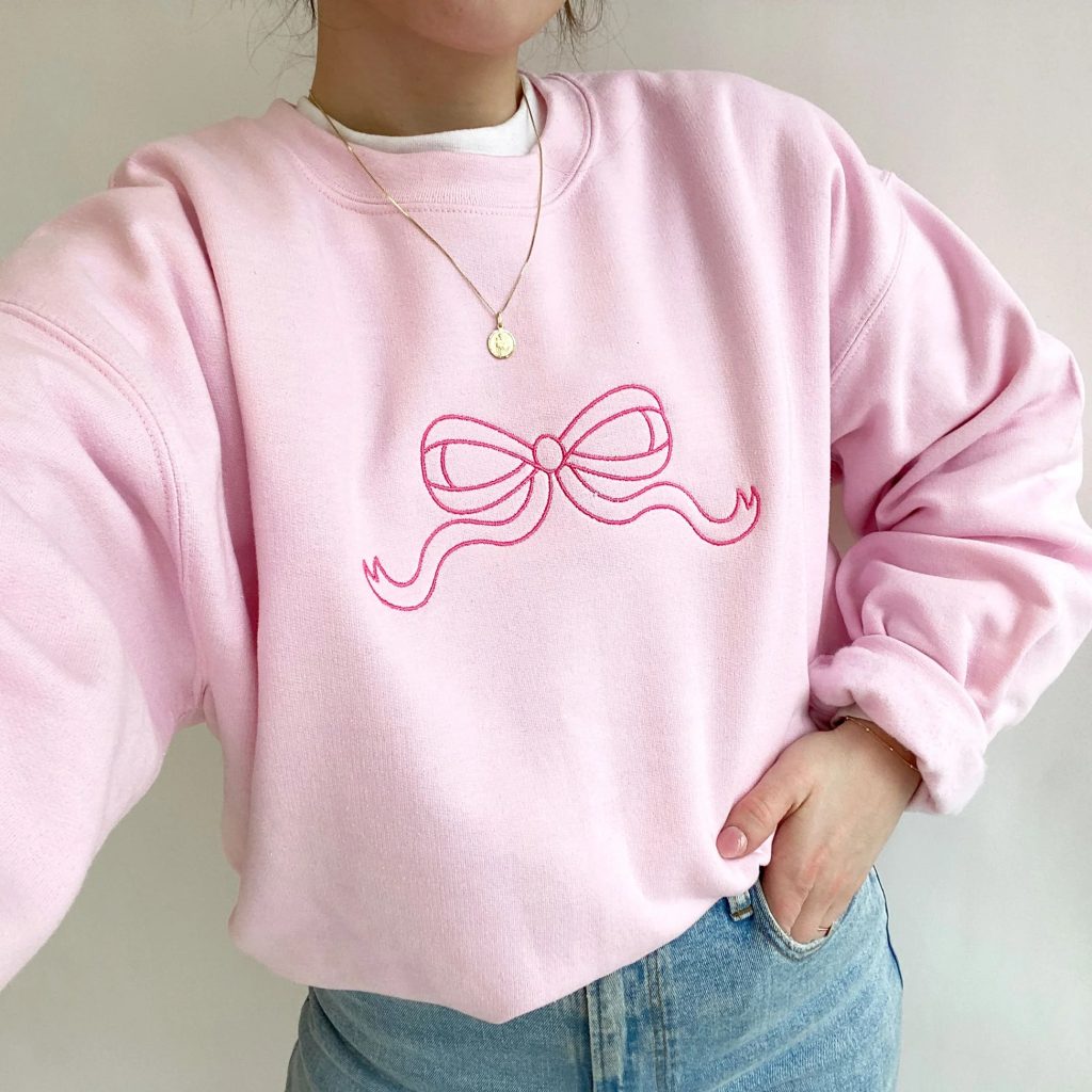 bow hoodie