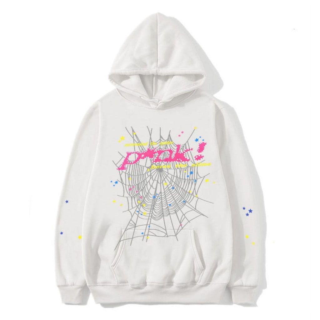 white sp5der hoodie