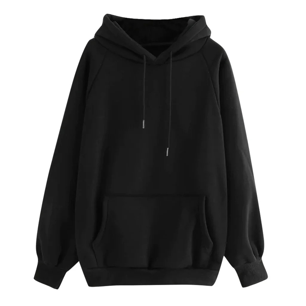 black sweatshirt