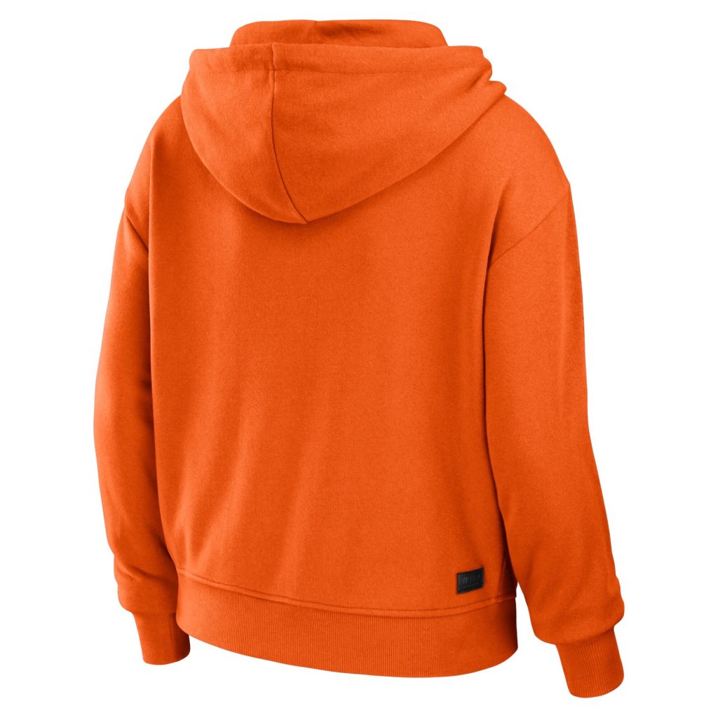 orange sweatshirt